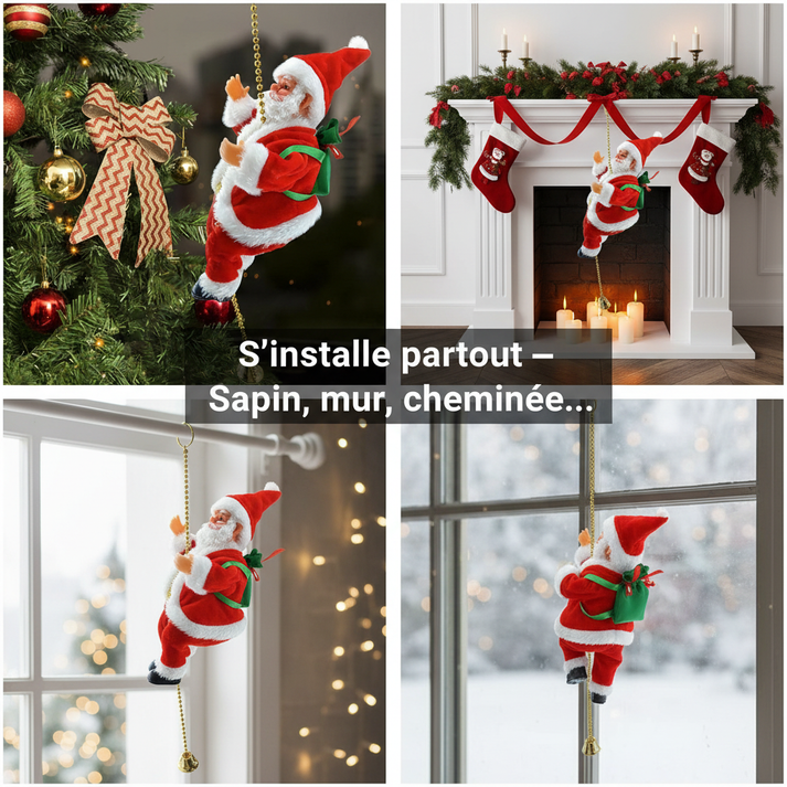 Père noel grimpeur